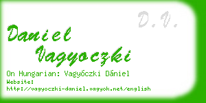 daniel vagyoczki business card